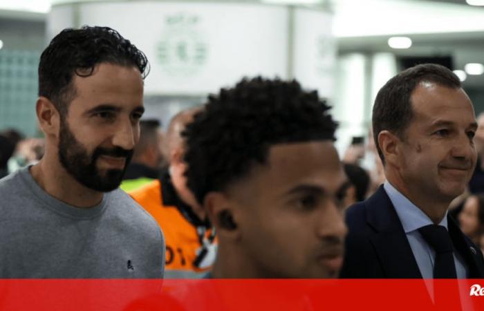 Complicity between Varandas and Amorim upon arrival in Alvalade and a message: «Side by side» – Sporting