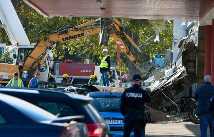 Train station eaves collapse in Serbia: at least eight dead