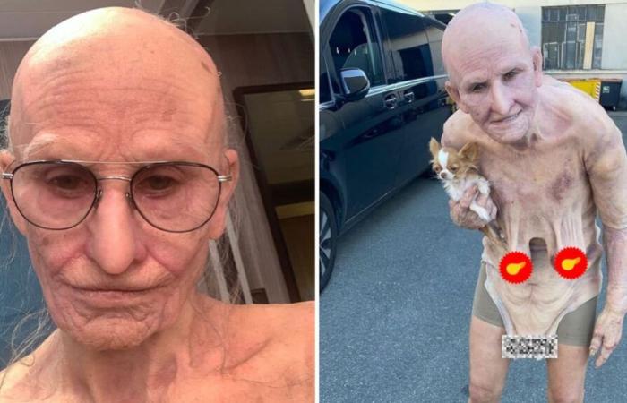 Demi Moore Dressed Up as a Topless Old Madam But It Wasn’t for Halloween