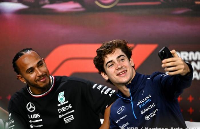 Formula 1 | Hamilton hails Colapinto’s ‘incredible work’ in F1