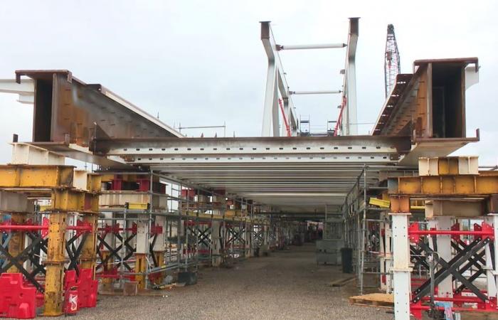 VIDEO. A monumental railway bridge under construction in Saint-Denis for one of the busiest networks in Europe