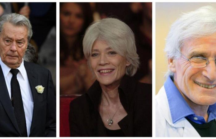 Alain Delon, Françoise Hardy, Michel Blanc, Alain Cribier… they died in 2024