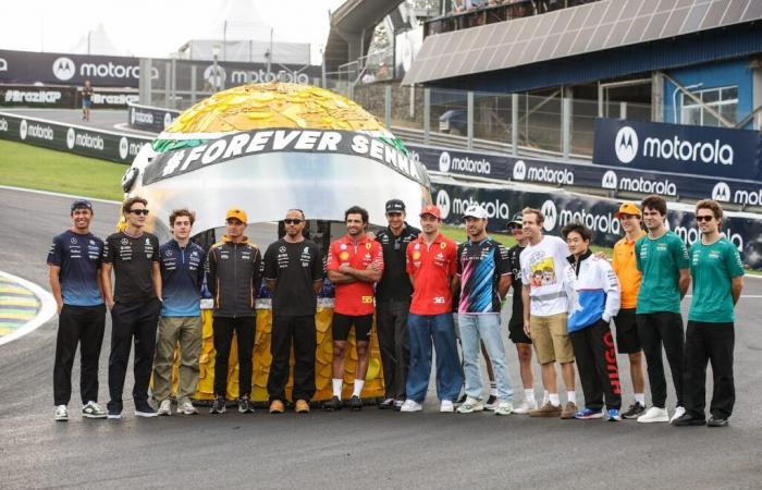 IN PICTURES – The drivers’ tribute to Ayrton Senna