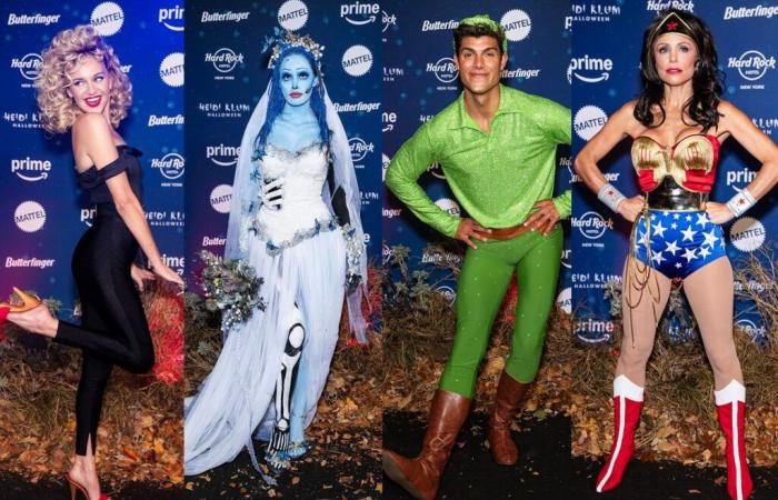 Chicken egg, Peter Pan and glitter octopus… Halloween 2024 with Heidi Klum sauce