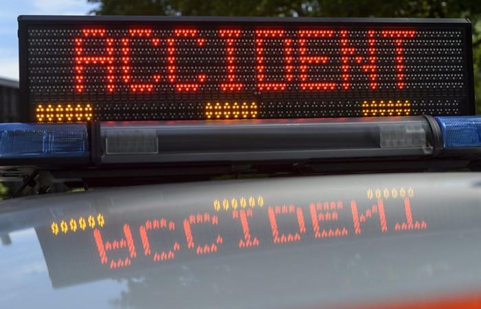 Death of a motorcyclist following a swerve near the Pont de Sierne