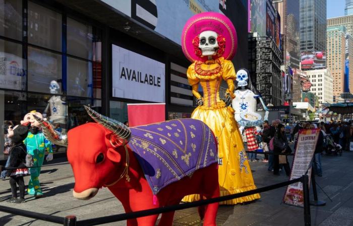 City Life Org – Day Of The Dead Celebration in Times Square