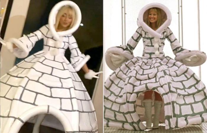 Sabrina Carpenter Wears Iconic Igloo Dress from ‘The Lizzie McGuire Movie’