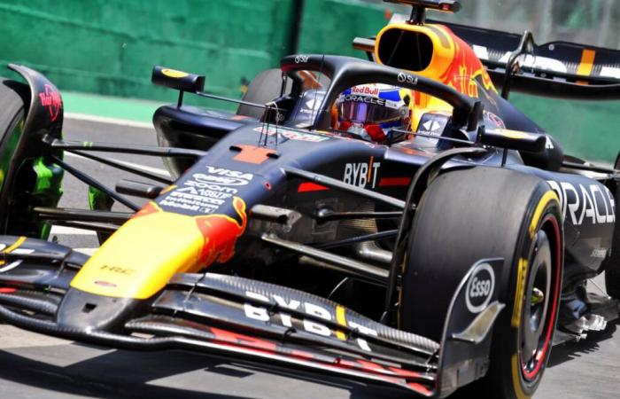 Max Verstappen penalized on the grid for the Brazilian Grand Prix