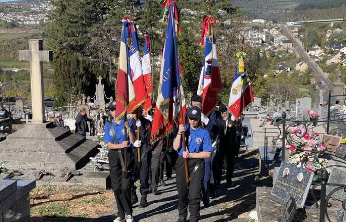 The fifty-six dead for France buried in the Mendois Séjalan 1 cemetery commemorated