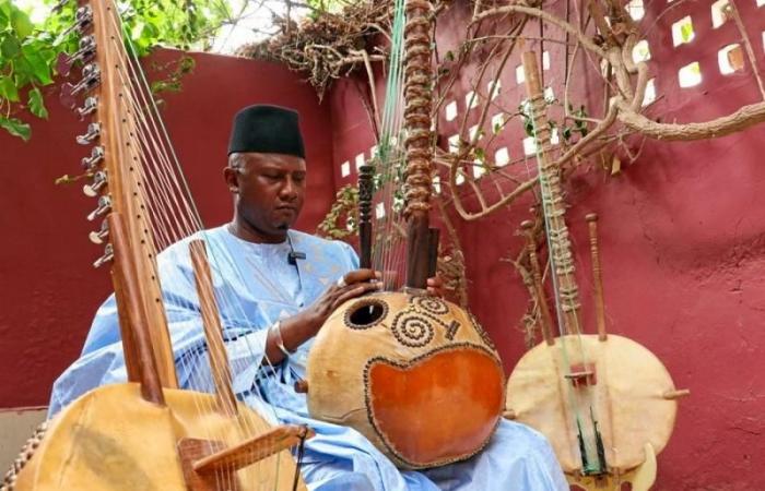 Ablaye Cissoko, the kora virtuoso, raised as a knight of arts and letters of France