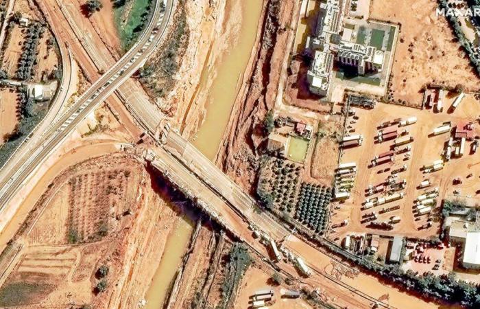 Floods in Spain: the impressive damage seen from the sky [Avant/après]