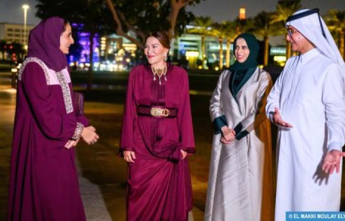 Qatar-Morocco Cultural Year 2024: HRH Princess Lalla Hasnaa, accompanied by HE Sheikha Al Mayassa Bint Hamad Al-Thani, inaugurates the Moroccan pavilion “Dar Al Maghreb” in Doha