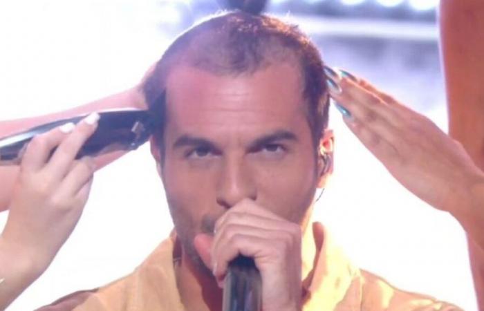 “The NRJ Music Awards are freedom”: Amir shaves his hair live during his performance