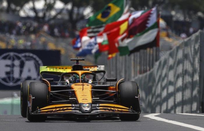 Brazilian Grand Prix: Oscar Piastri takes pole for the sprint race ahead of Norris; Stroll 19th