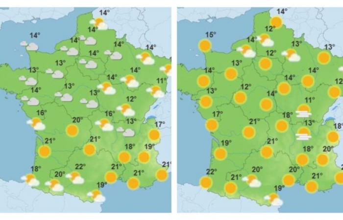 Weather report. What will the weather be like on November 2 and 3 in the Nord and Pas-de-Calais?