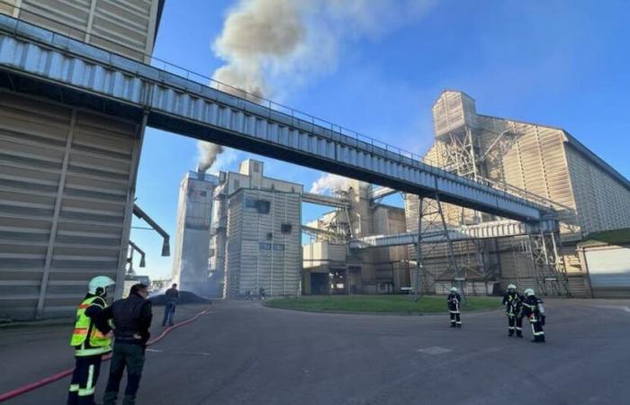 Venarey-Les Laumes. A fire breaks out in the Dijon cereal dryer