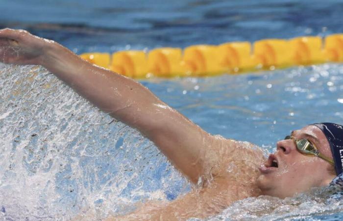 Swimming. Léon Marchand crushes the short course 200m medley world record