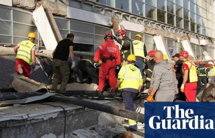 Roof collapse kills at least eight people at Serbian train station | Serbia