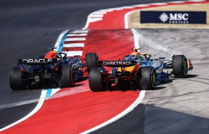 Why is Max Verstappen driving so aggressively against Lando Norris?