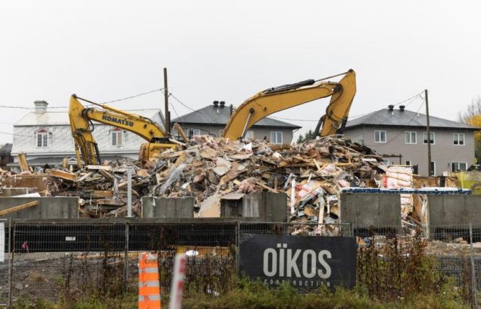 Major fire in Charlesbourg: the damaged building was demolished