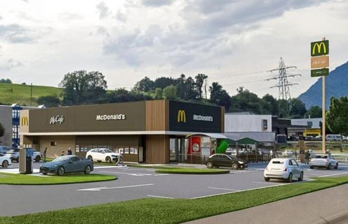 A McDonald’s branch is being built in Dulliken on the site of the former Tonet AG