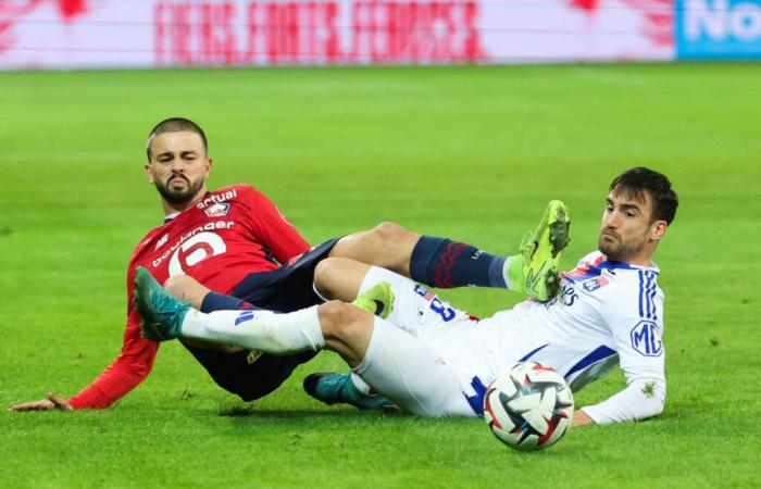 OL snatch a point at the end of the match against Lille (1-1)