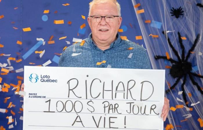 A Quebec retiree earns $1,000 per day for life