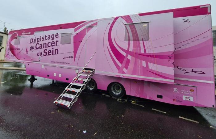 The “Mammobile” goes to meet the Gersoises to make breast cancer screening more accessible