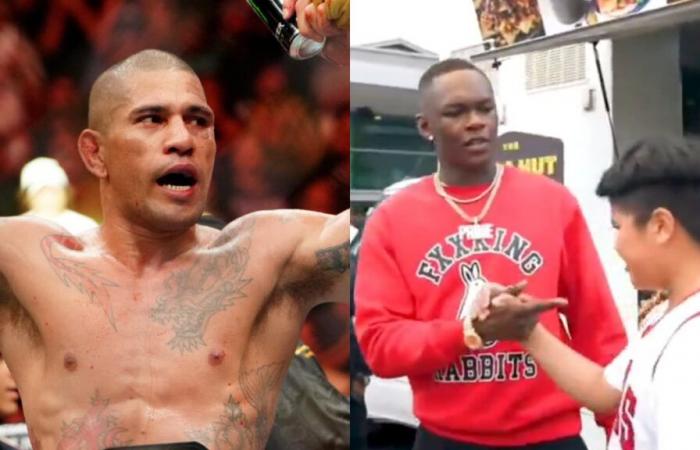 A fan takes on Alex Pereira, Israel Adesanya corrects him