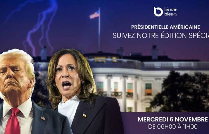 The Trump-Harris duel live on Léman Bleu