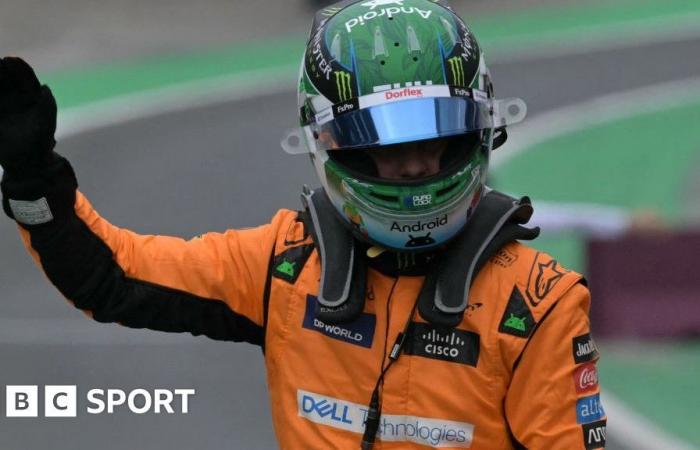 Brazilian GP 2024: Piastri on sprint pole ahead of Norris