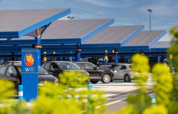 Should solar panels be installed over parking lots?