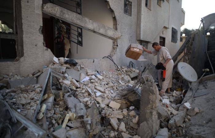 the southern suburbs of Beirut targeted by several Israeli strikes