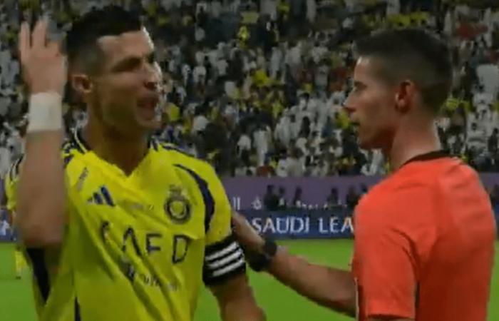 Cristiano Ronaldo rages at referee as he tells him to ‘be fair’ in Al Nassr’s clash against rivals Al Hilal