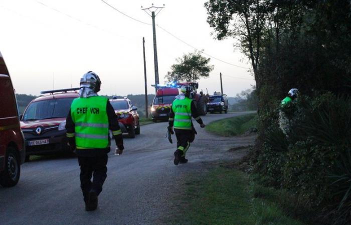 A major fire breaks out on a farm in the Gers, around forty firefighters mobilized