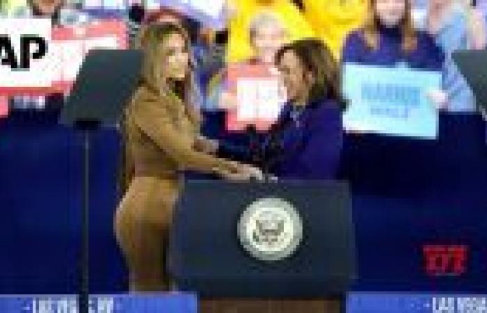 Kamala Harris campaigns in Las Vegas with Jennifer Lopez (Video)