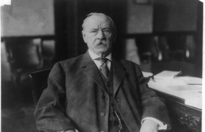 Grover Cleveland, the only ex-president to have made a comeback, in 1892