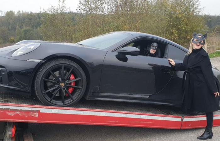 When Batman gets flashed at 203 km/h on the highway in France