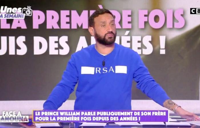 Facing Hanouna: Cyril Hanouna presents himself with an “RSA” sweater