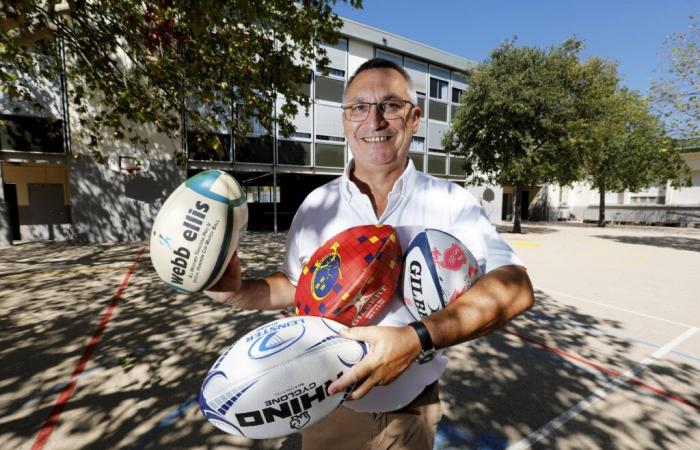 A referee from Toulon signs his rugby dictionary “impertinent”