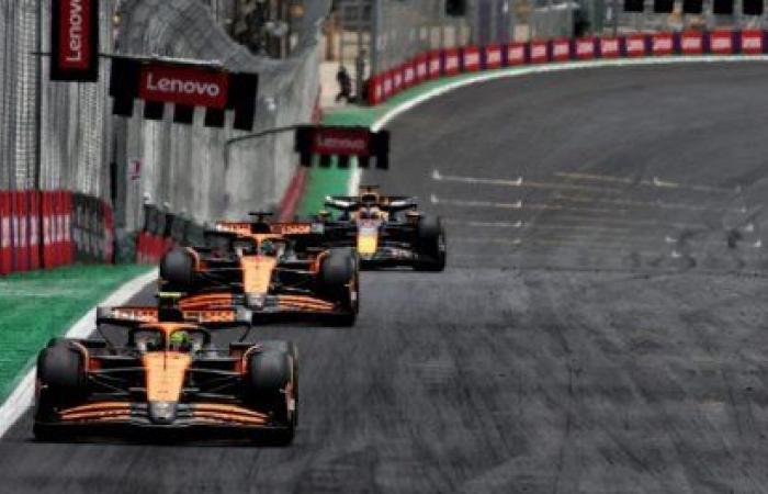 Brazilian GP (Sprint): Norris wins ahead of Piastri and gets closer to Verstappen