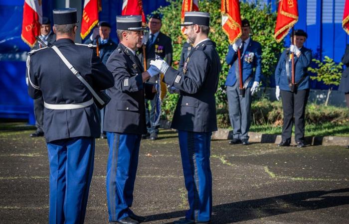 Squadron Leader Pierre-Yves Tivollier officially takes office