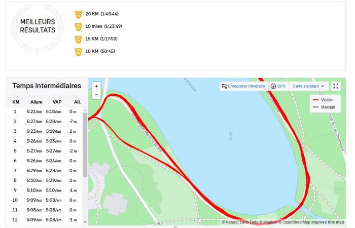 I used the Decathlon app for five months to run a half marathon