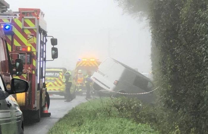 Two vehicles involved in an accident near Bressuire: one person dead