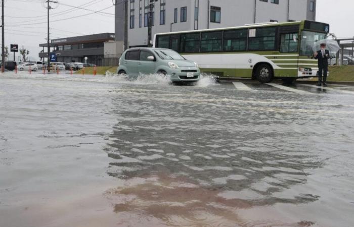 In Japan, nearly 200,000 residents called to evacuate after the passage of a typhoon