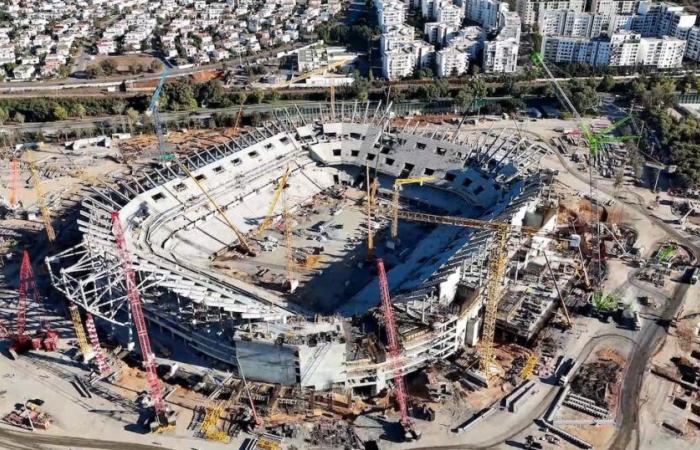 Moulay Abdellah sports complex: the progress of the work seen from the sky