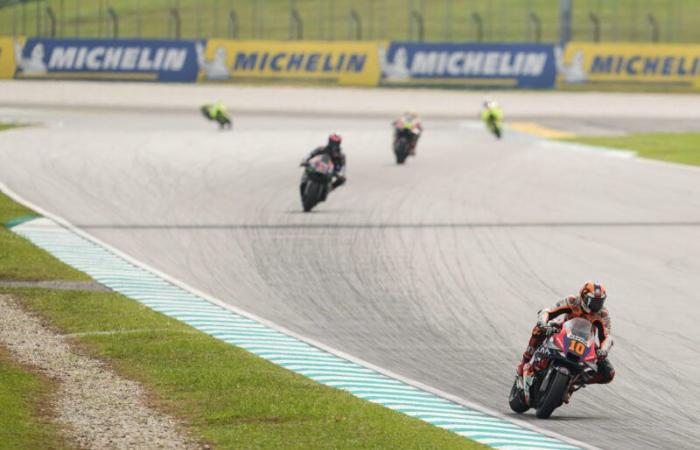 MotoGP Malaysia J2, Luca Marini (Honda Q19/S15) makes up for it as best he can: “I want to thank my team”