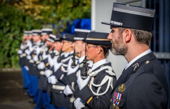 Squadron Leader Pierre-Yves Tivollier officially takes office