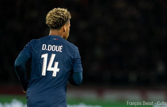 Club: Désiré Doué explains his choice of jersey number at PSG