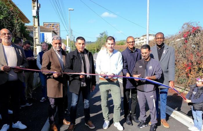 Rue Anatole-France in Agen, a long-awaited inauguration